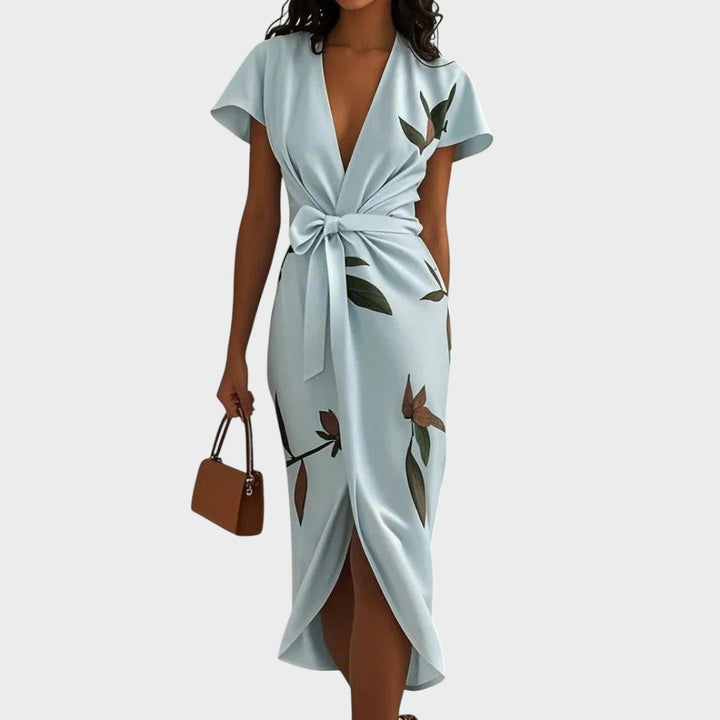 Seravina™ Wrap Midi Dress