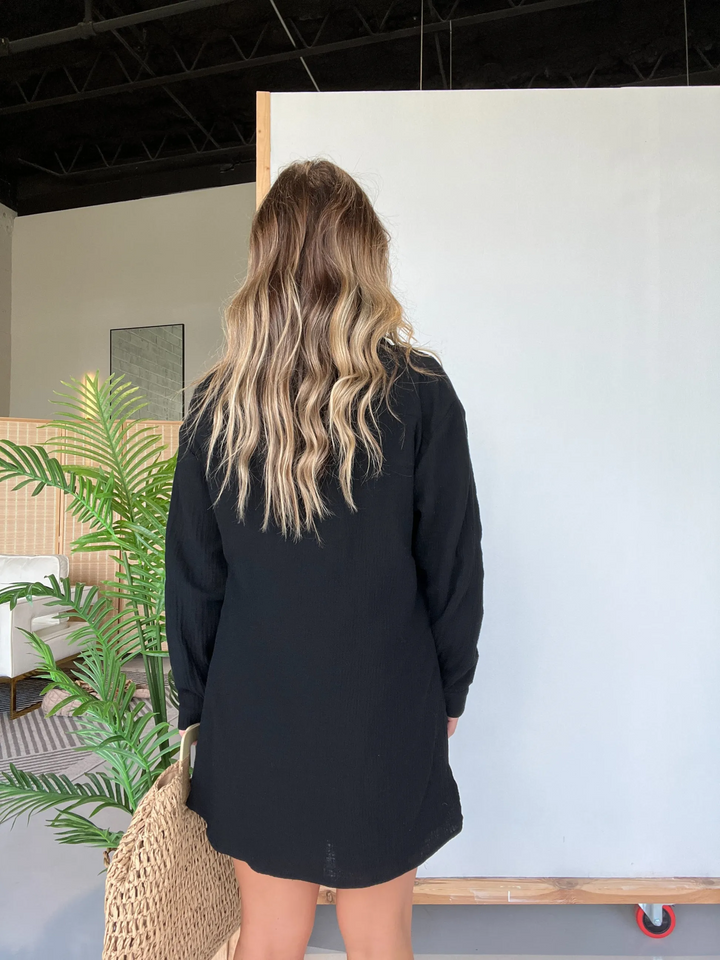 Maivra™ Button-Up Tunic Dress