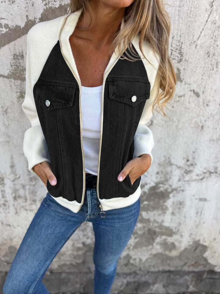 Cavara™ Denim Knit Jacket