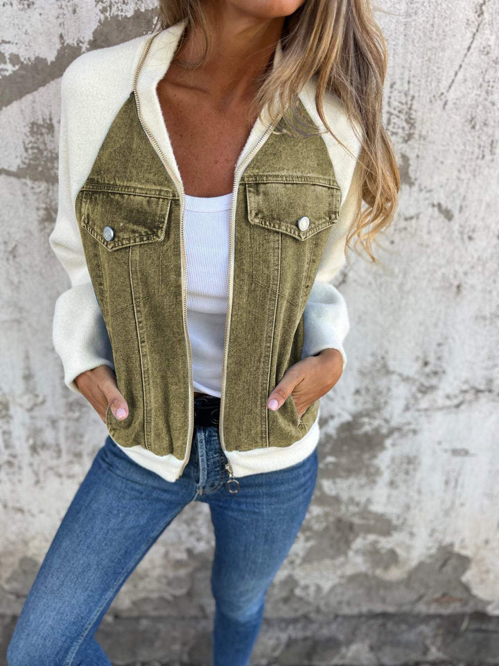 Cavara™ Denim Knit Jacket