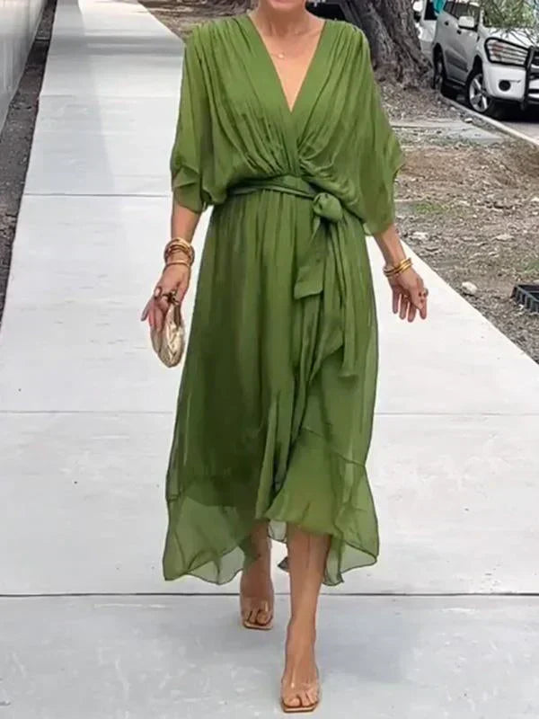 Liraina™ Chiffon Wrap Dress