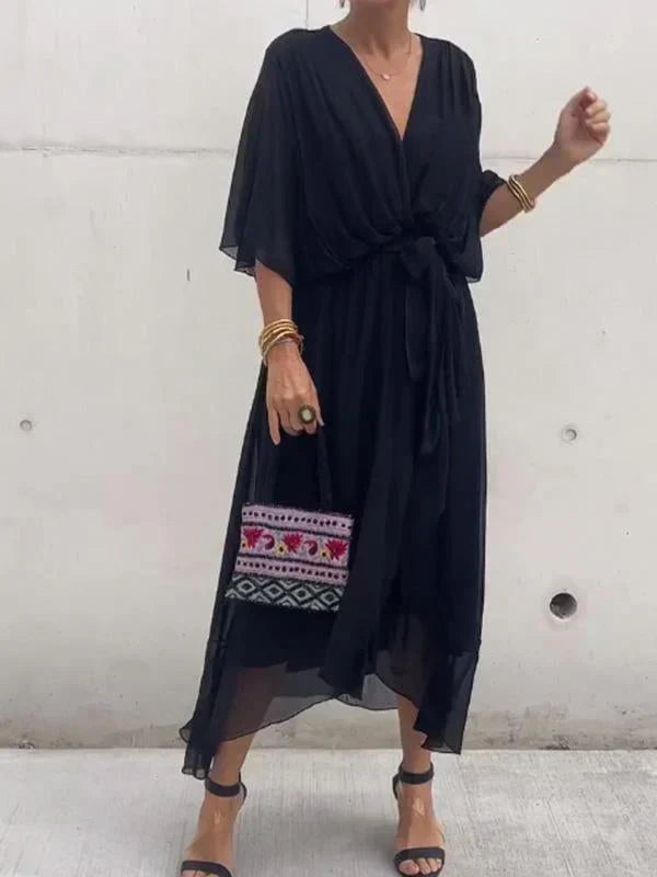 Liraina™ Chiffon Wrap Dress