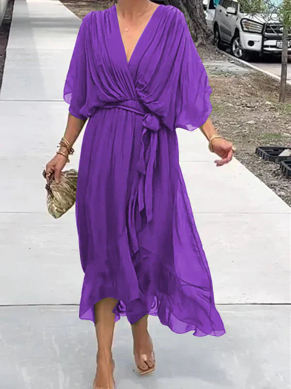 Liraina™ Chiffon Wrap Dress