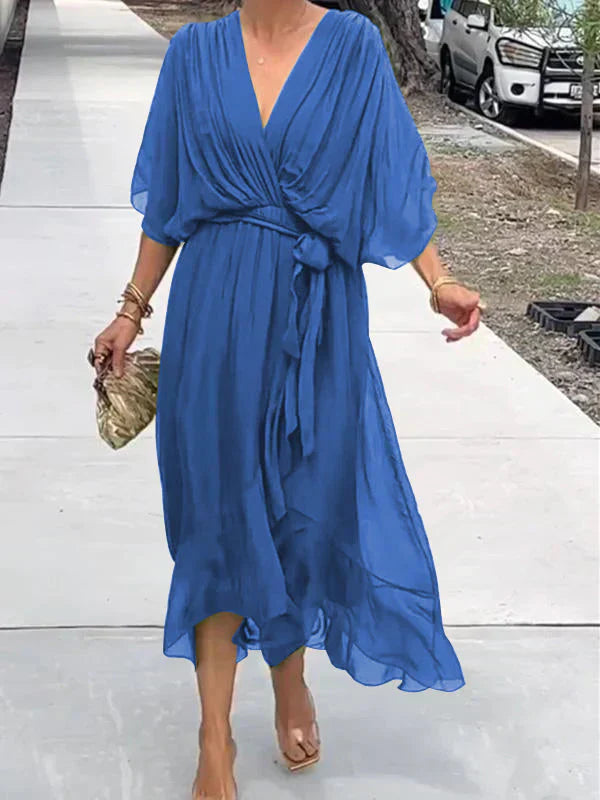 Liraina™ Chiffon Wrap Dress