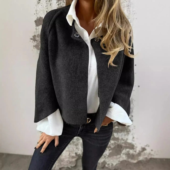 Celeste – Cropped Wool-Blend Jacket