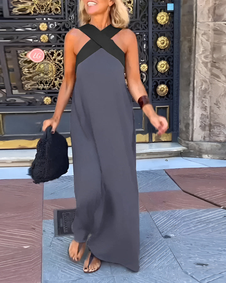 Carivelle™ Halter Maxi Dress