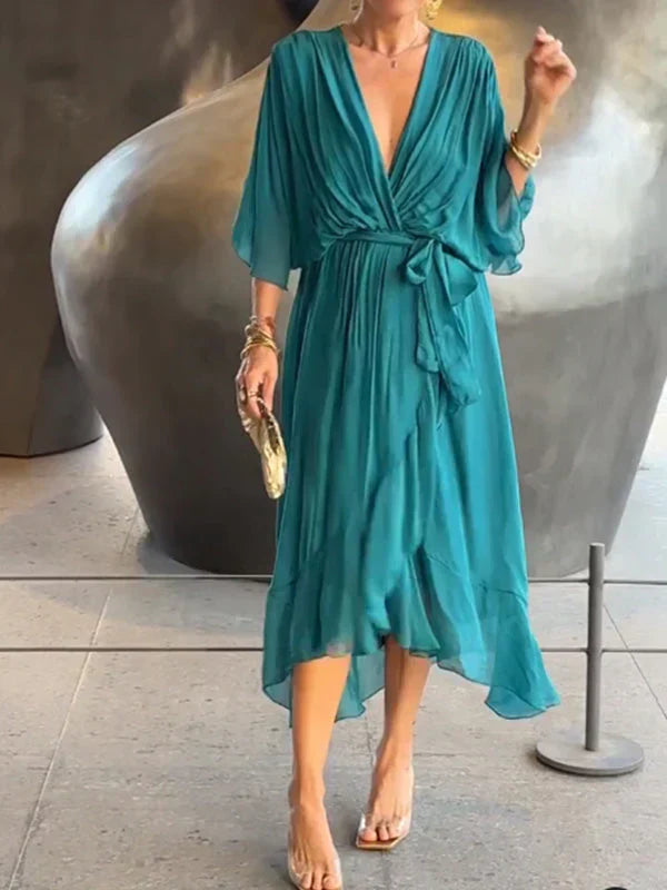 Liraina™ Chiffon Wrap Dress