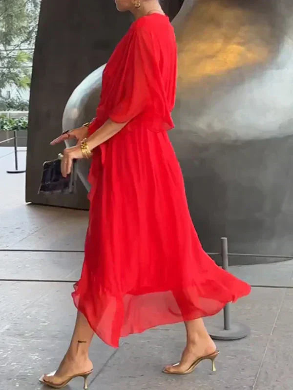 Liraina™ Chiffon Wrap Dress