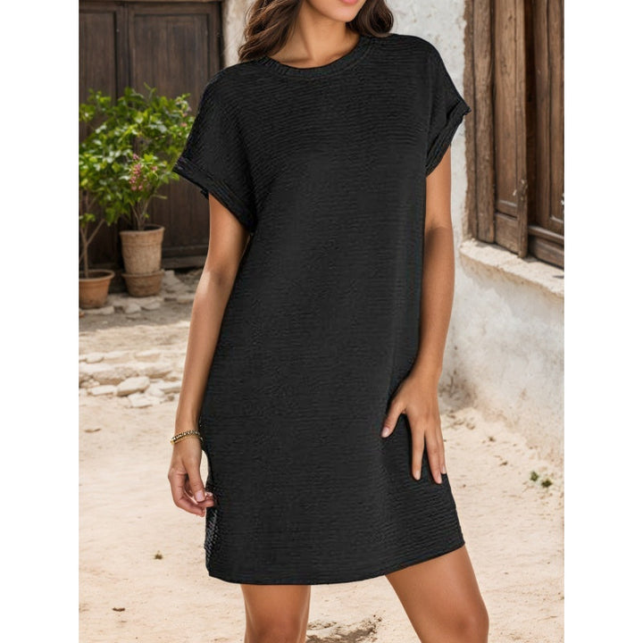 Vionna™ Casual Pocket T-Shirt Dress