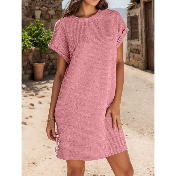 Vionna™ Casual Pocket T-Shirt Dress