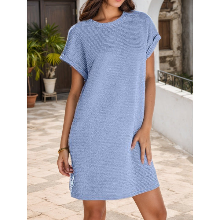 Vionna™ Casual Pocket T-Shirt Dress