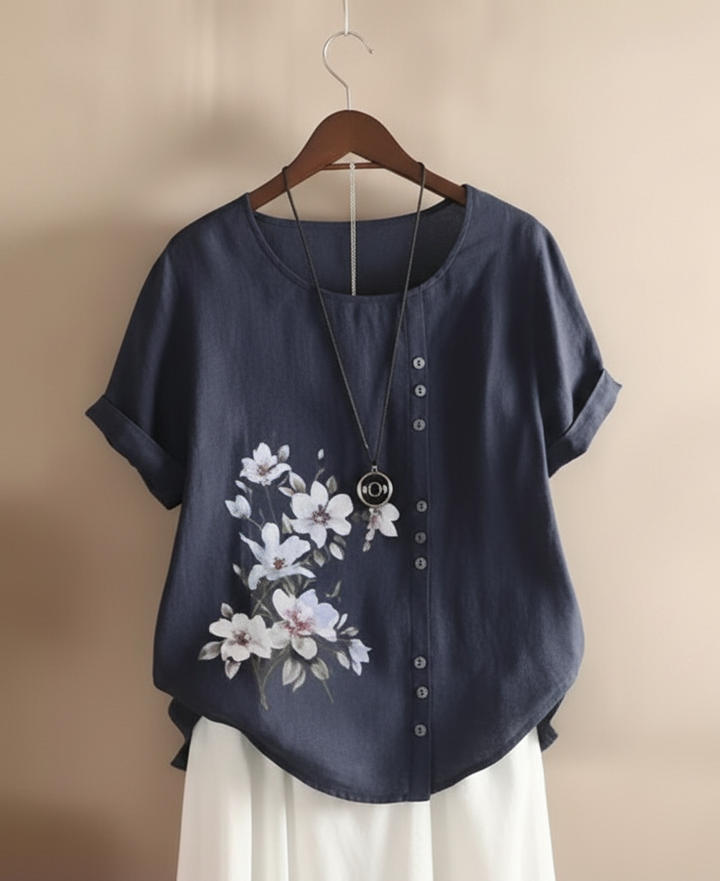 Florania™ Floral Button Blouse