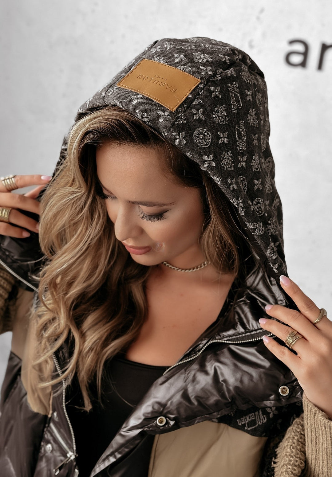Marcellin™ Contrast Puffer Jacket